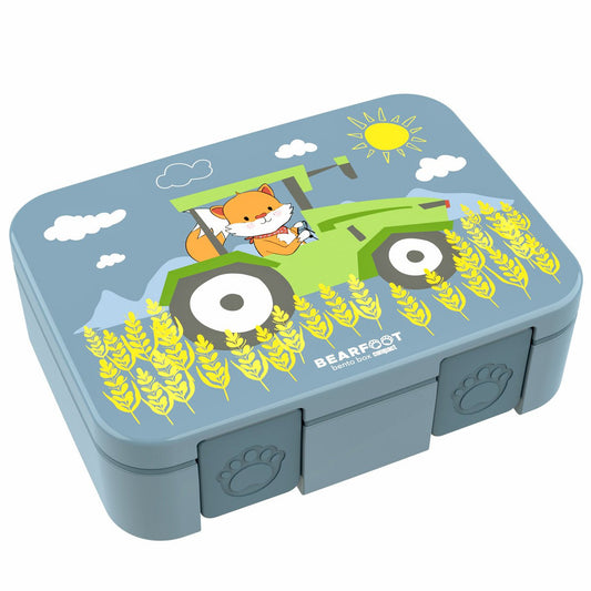 COMPACT Kinder Brotdose Bento Box - Traktor & Fuchs