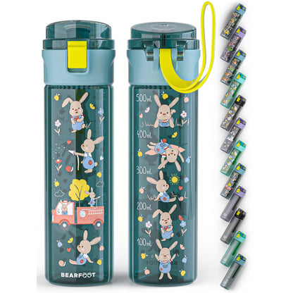 Kinder Trinkflasche 500 ml – Hase & Feuerwehr
