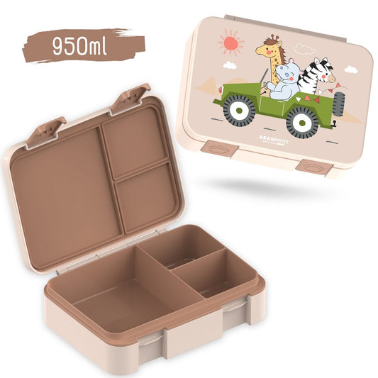 COMPACT Kinder Brotdose Bento Box - Safari