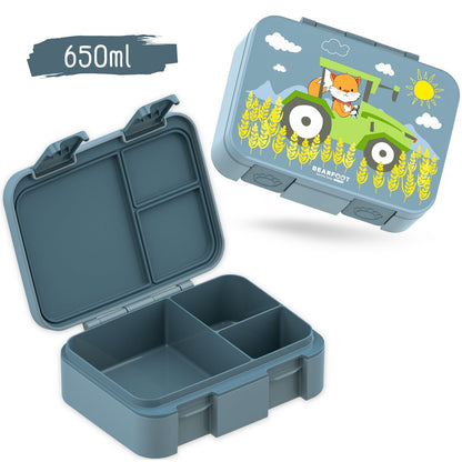 COMPACT Kinder Brotdose Bento Box - Traktor & Fuchs