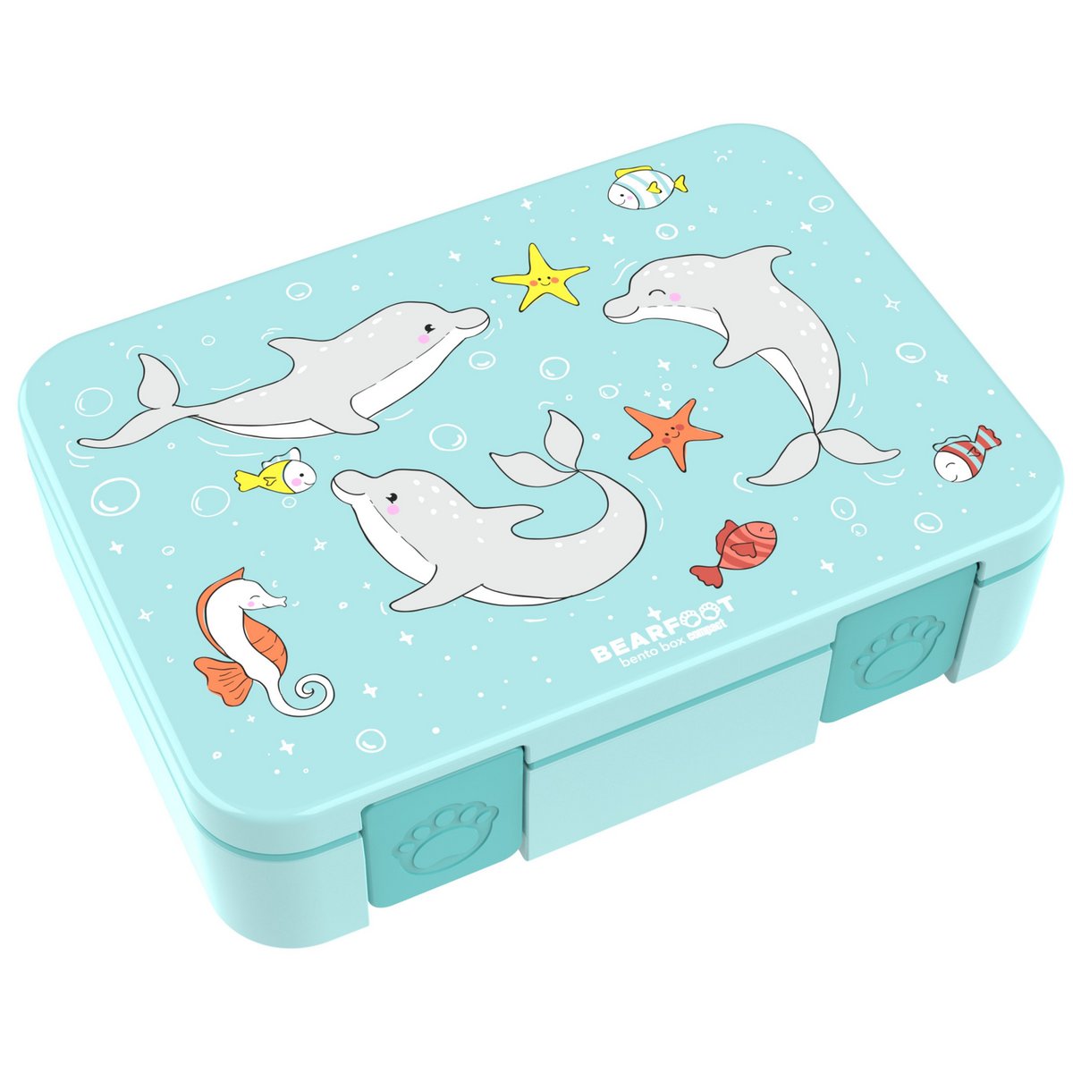 COMPACT Kinder Brotdose Bento Box - Delfin