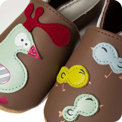 CHICKEN Babyschuhe aus weichem Leder