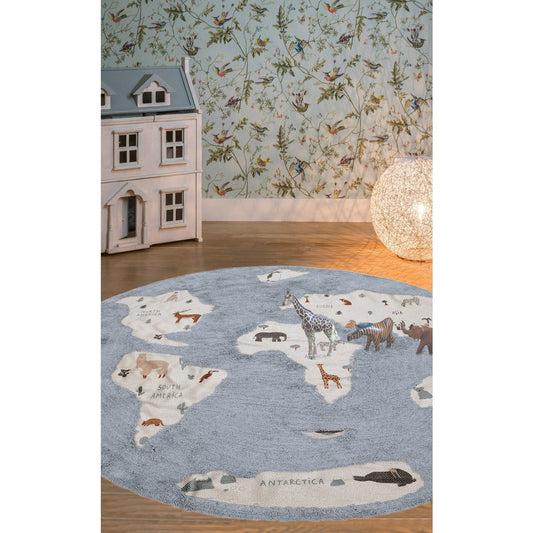 MONDE waschbarer Kinderteppich