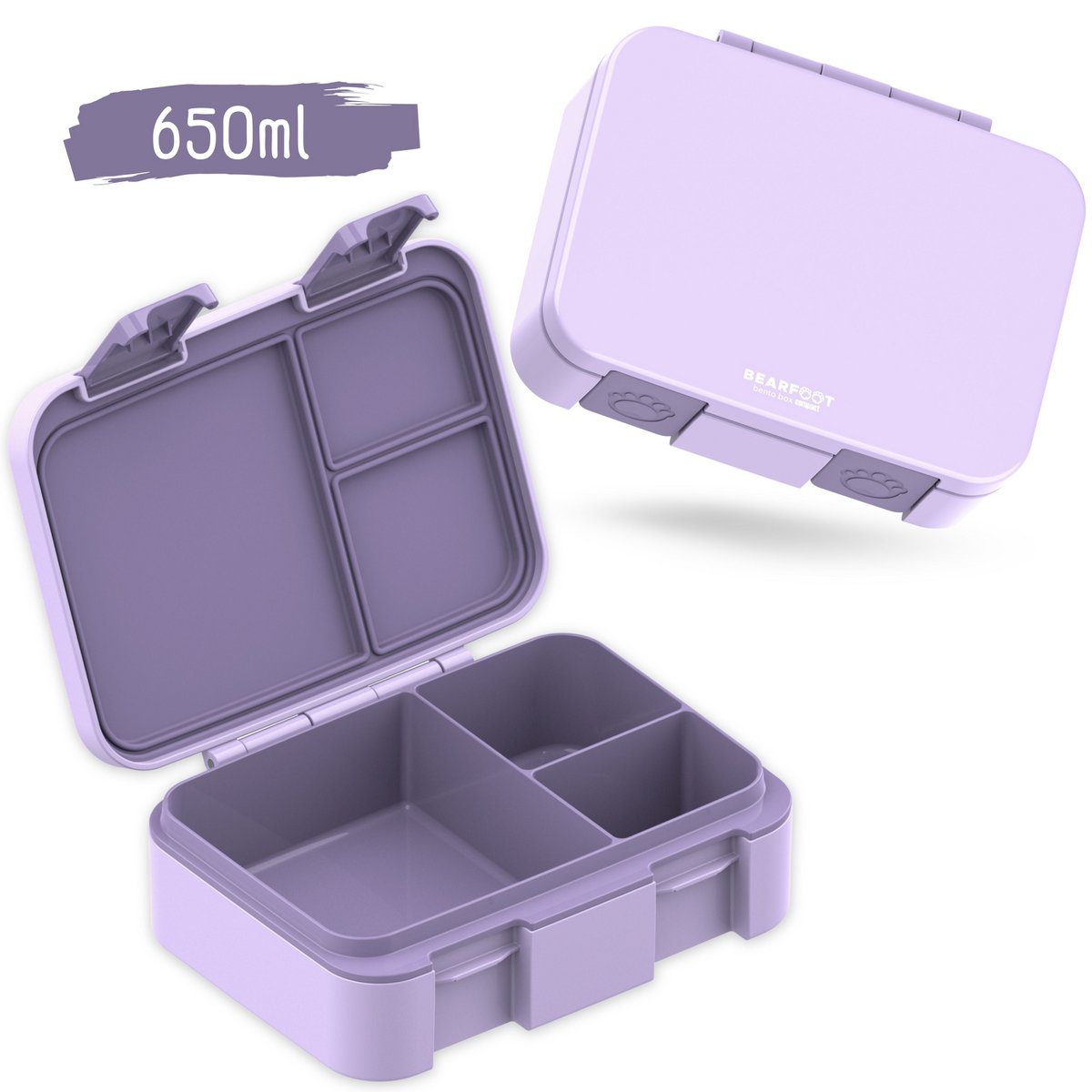 COMPACT Kinder Brotdose Bento Box - lila