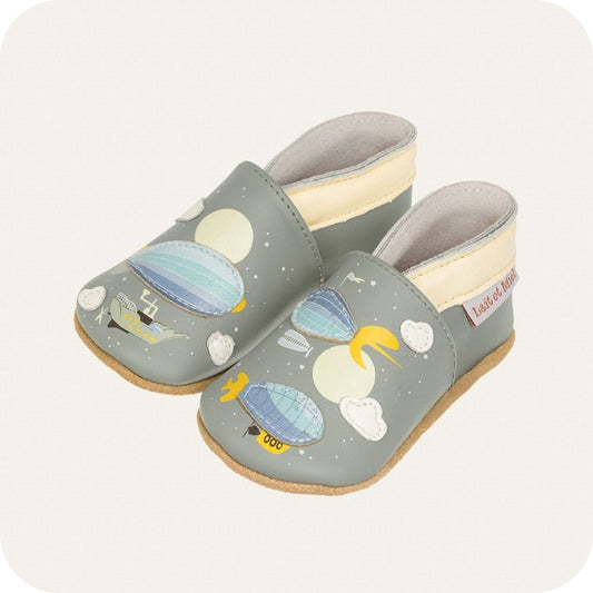 ZEPPELIN Babyhausschuhe aus weichem Leder