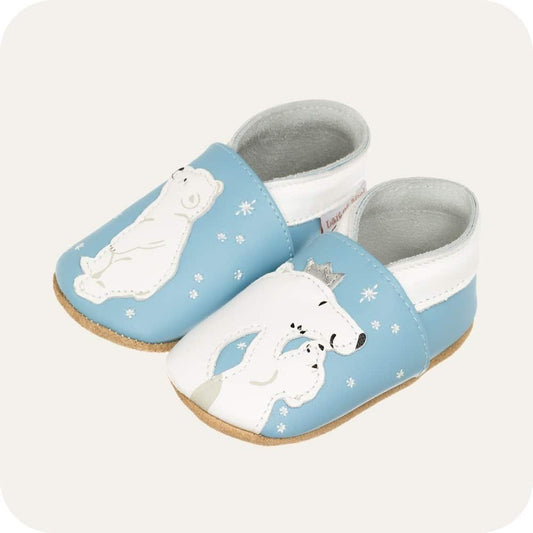 BEAR Babyhausschuhe aus weichem Leder