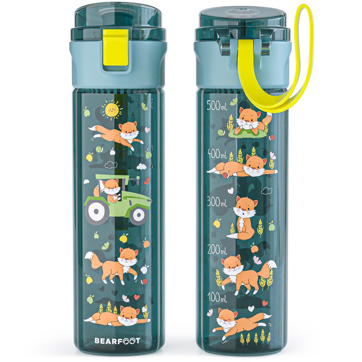 Kinder Trinkflasche 500 ml – Fuchs & Traktor
