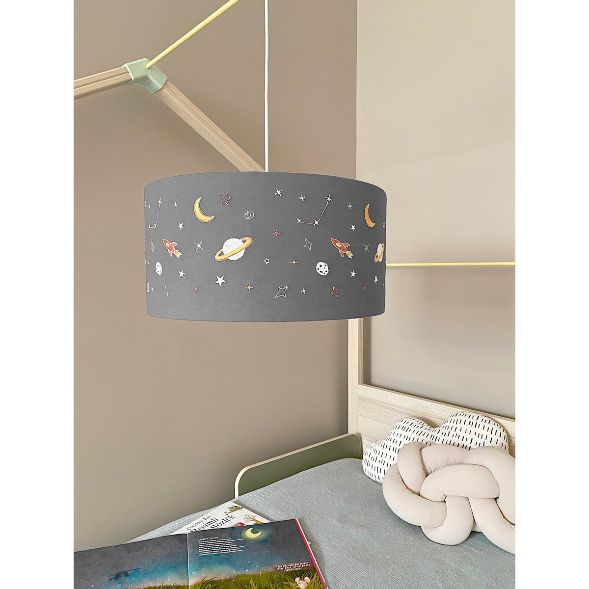 GLOW IN THE DARK SPACE Deckenlampenschirm