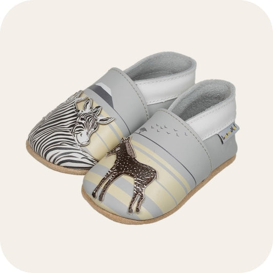 ZEBRA Babyschuhe aus weichem Leder