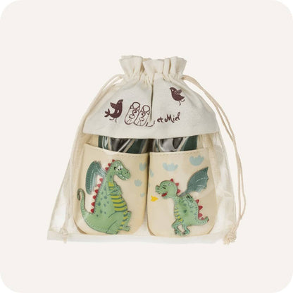 DRAGON Babyhausschuhe aus weichem Leder