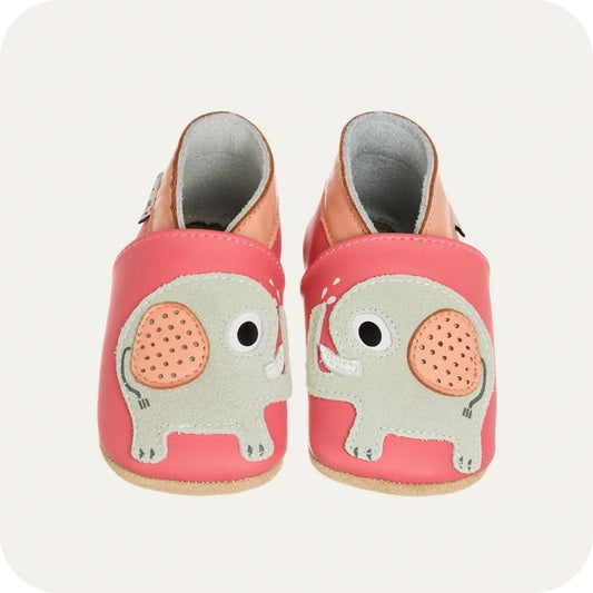 ELEPHANT Babyhausschuhe aus weichem Leder