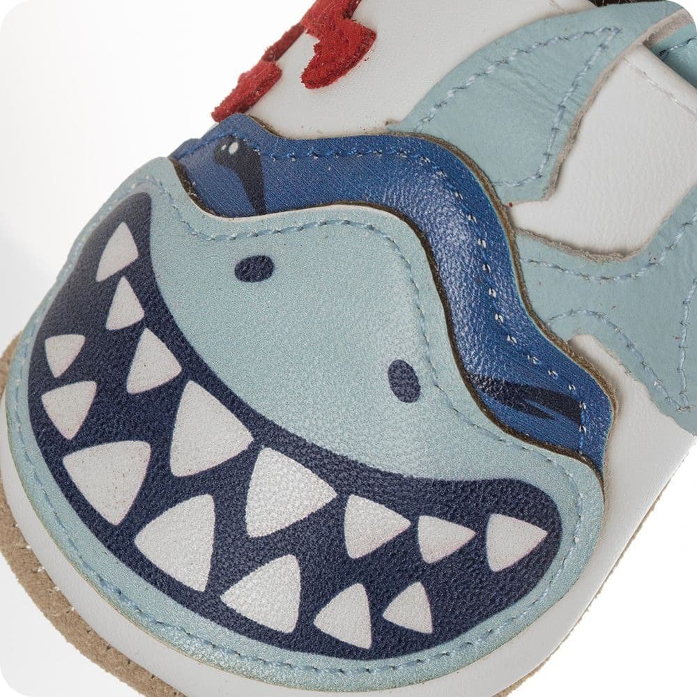 SHARK Babyschuhe aus weichem Leder