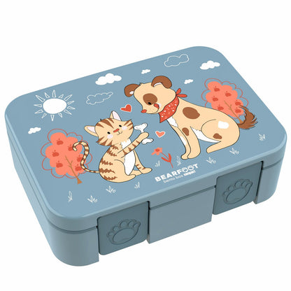 COMPACT Kinder Brotdose Bento Box - Hund & Katze