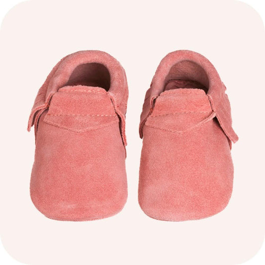 CORAL Baby-Mokassin-Hausschuhe aus Wildleder