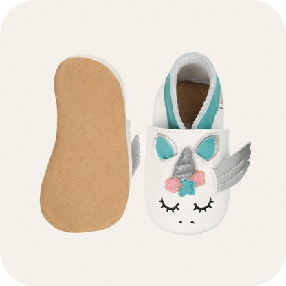 UNICORN Babyschuhe aus weichem Leder