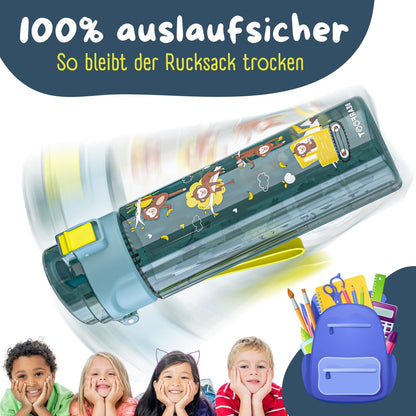 Kinder Trinkflasche 500 ml – Affe & Bagger