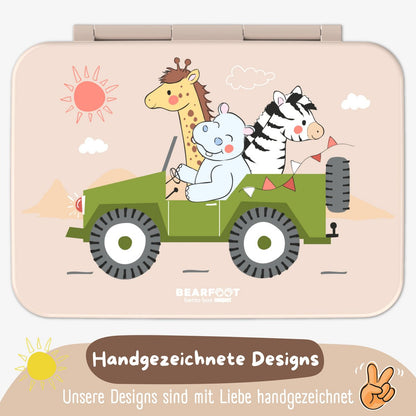 COMPACT Kinder Brotdose Bento Box - Safari