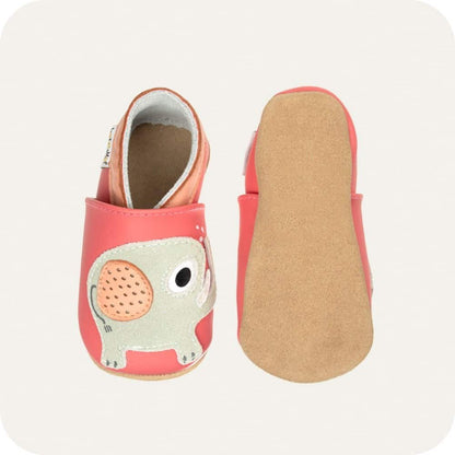 ELEPHANT Babyhausschuhe aus weichem Leder