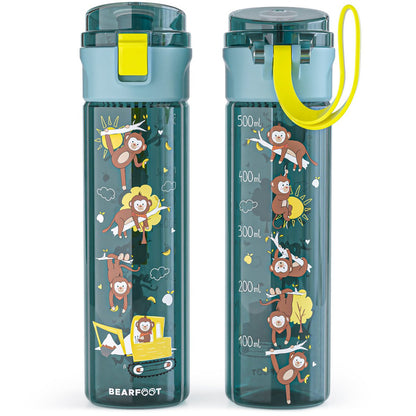 Kinder Trinkflasche 500 ml – Affe & Bagger