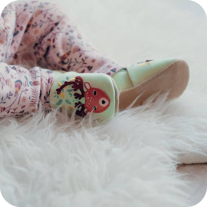 REINDEER Babyhausschuhe aus weichem Leder