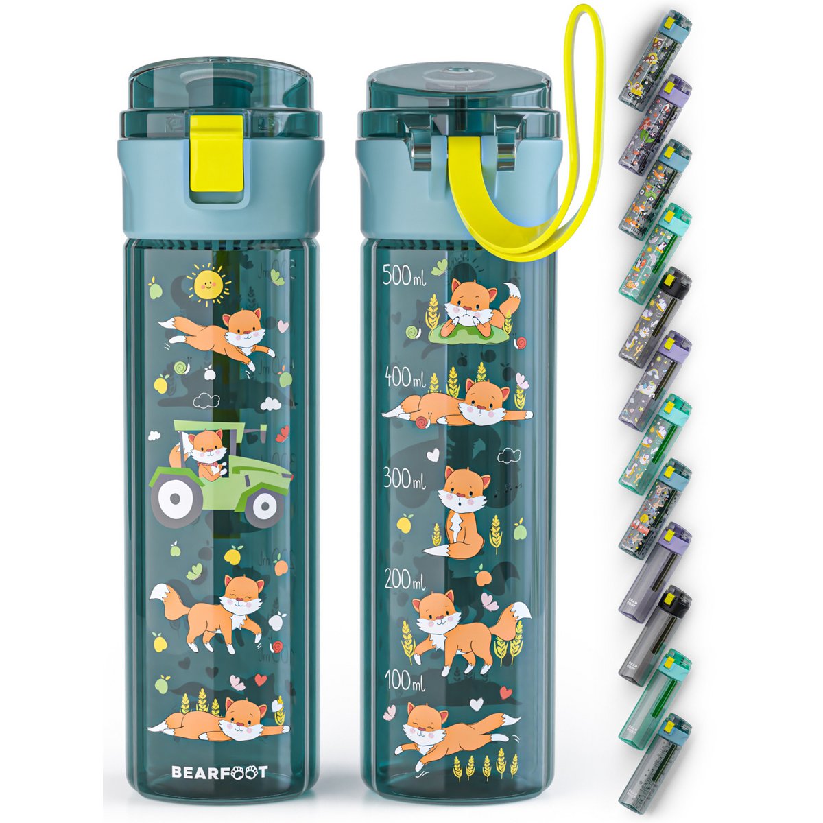 Kinder Trinkflasche 500 ml – Fuchs & Traktor