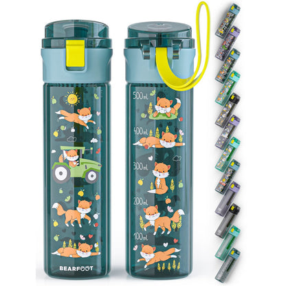 Kinder Trinkflasche 500 ml – Fuchs & Traktor