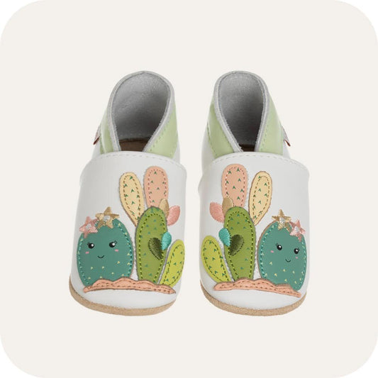 CACTUS Babyschuhe aus weichem Leder