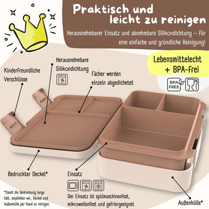 COMPACT Kinder Brotdose Bento Box - Löwe & Polizei