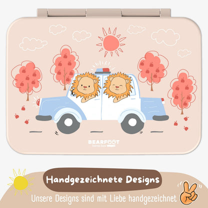 COMPACT Kinder Brotdose Bento Box - Löwe & Polizei