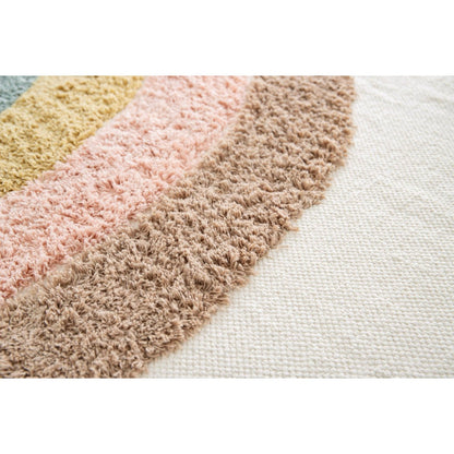 RAINBOW Kinderteppich aus Baumwolle