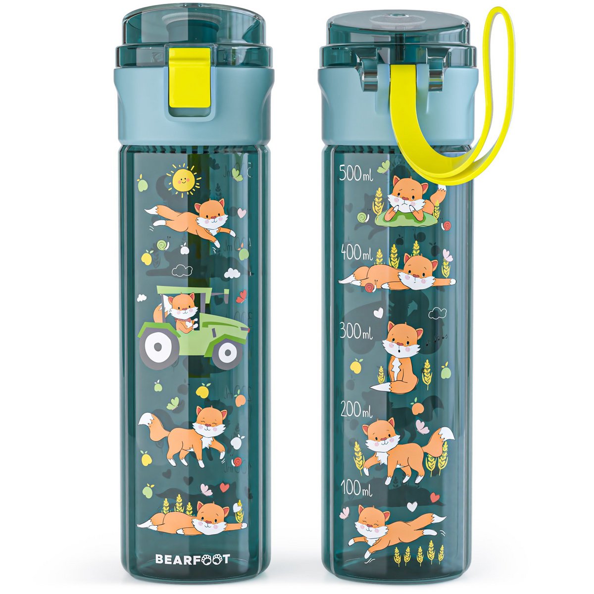 Kinder Trinkflasche 500 ml – Fuchs & Traktor