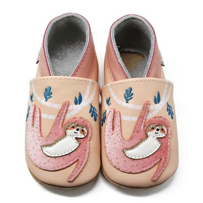 LAZY Babyhausschuhe aus weichem Leder