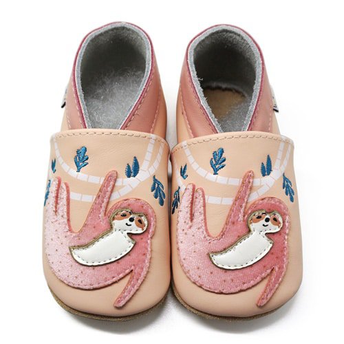 LAZY Babyhausschuhe aus weichem Leder