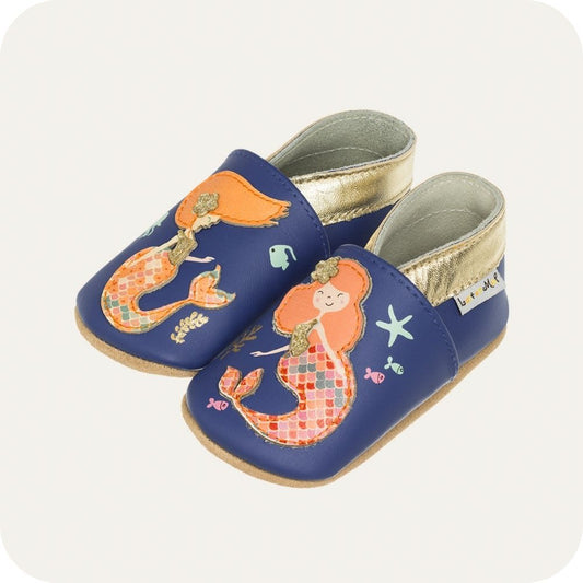 MERMAID Babyschuhe aus weichem Leder