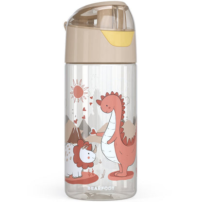 Kinder Trinkflasche Tritan – Wasserflasche Dinos | 450 ml
