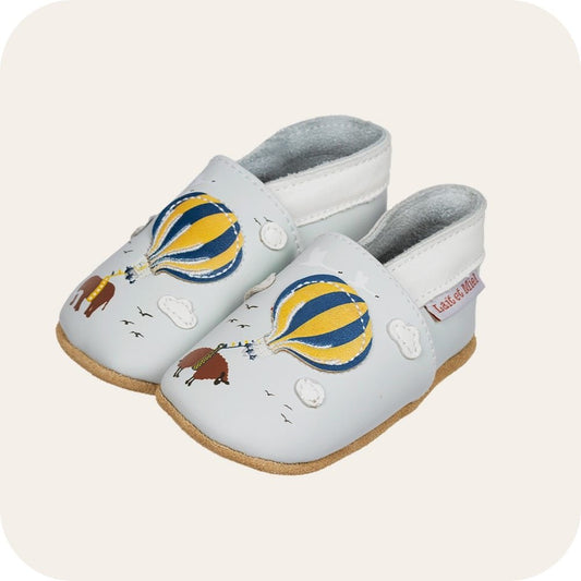BALLOON Babyhausschuhe aus weichem Leder
