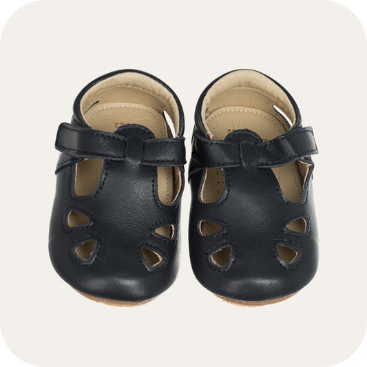 ARCHIE Babyschuhe aus weichem Leder (blau)