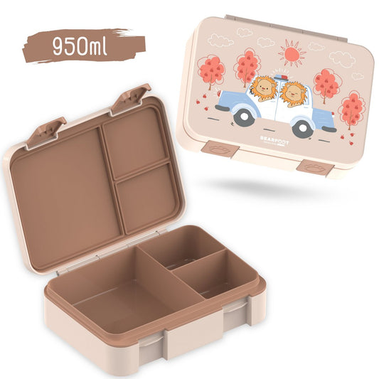 COMPACT Kinder Brotdose Bento Box - Löwe & Polizei
