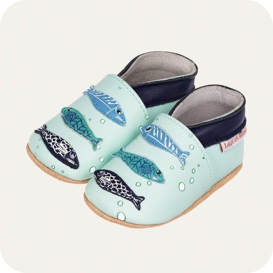 FISH Babyschuhe aus weichem Leder