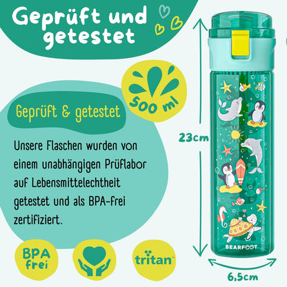 Kids' Water Bottle 500 ml – Ocean Mint