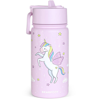 Kinder Thermosflasche Edelstahl – Einhorn | 400 ml