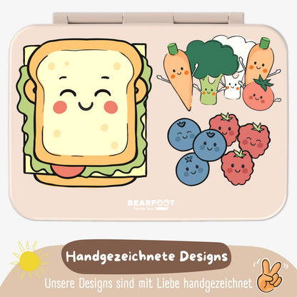 COMPACT Kinder Brotdose Bento Box - Sandwich