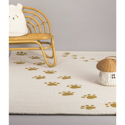 BEAR FOOTPRINTS bequemer Kinderteppich