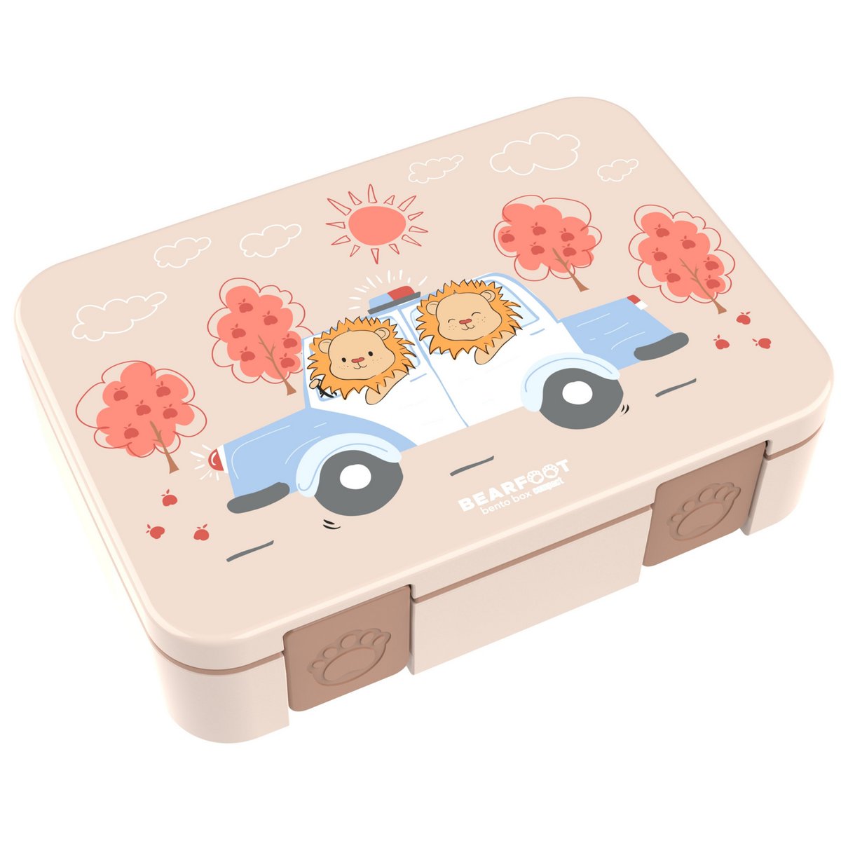 COMPACT Kinder Brotdose Bento Box - Löwe & Polizei