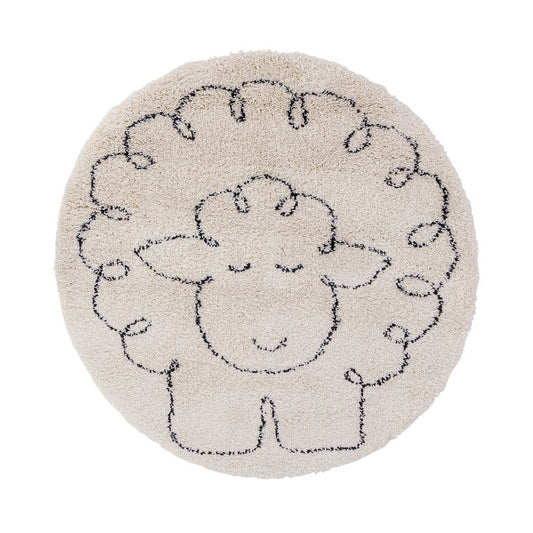 PETIT MOUTON runder Kinderteppich