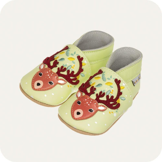 REINDEER Babyhausschuhe aus weichem Leder